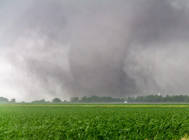 This beast of a tornado churns through eastern Nebraska on June 20, 2011. It was rated EF-3