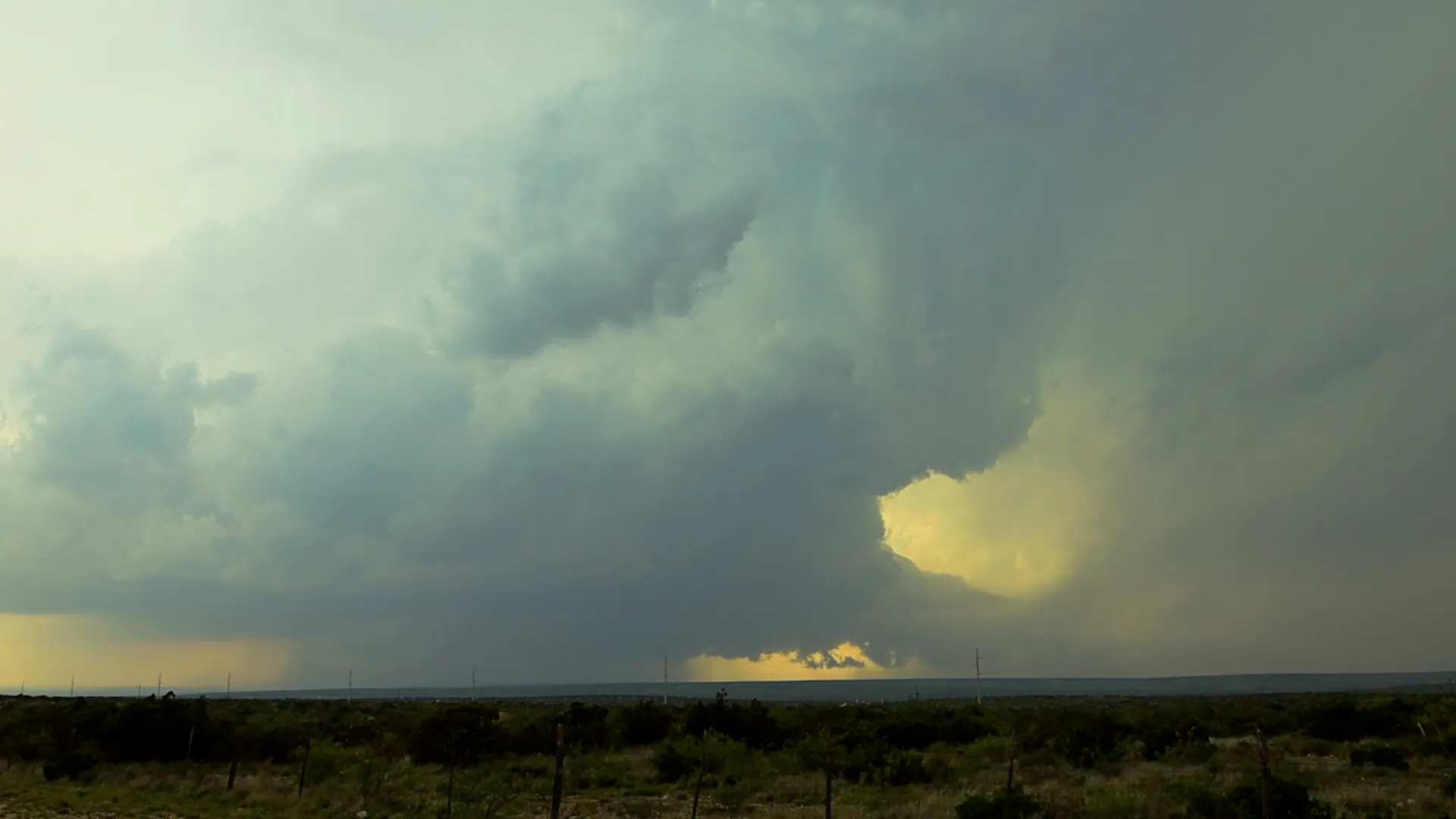 Fort Stockton Supercell Timelapse